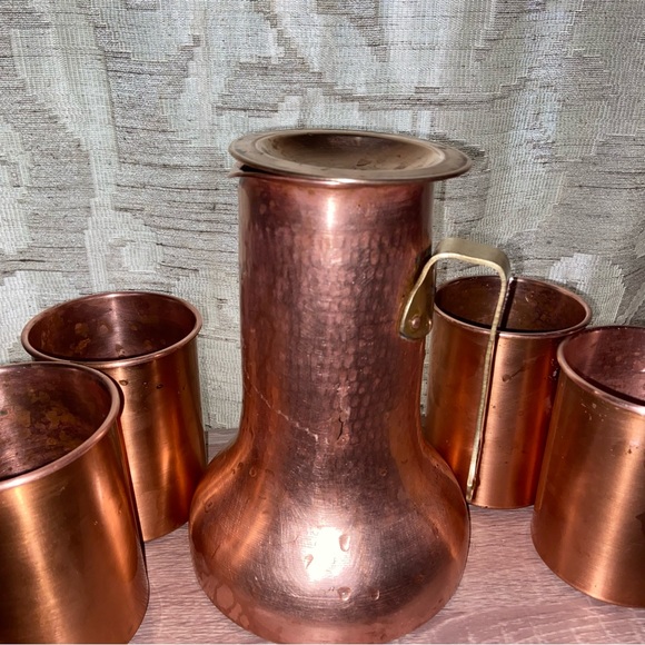 Pure Copper Set plus more 3 glasses and bucket 🪣 - Picture 4 of 7
